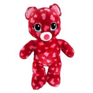 Build A Bear BABW Pink Sweet Hugs Hearts Teddy Bear Plush Stuffed Animal 16 Inch